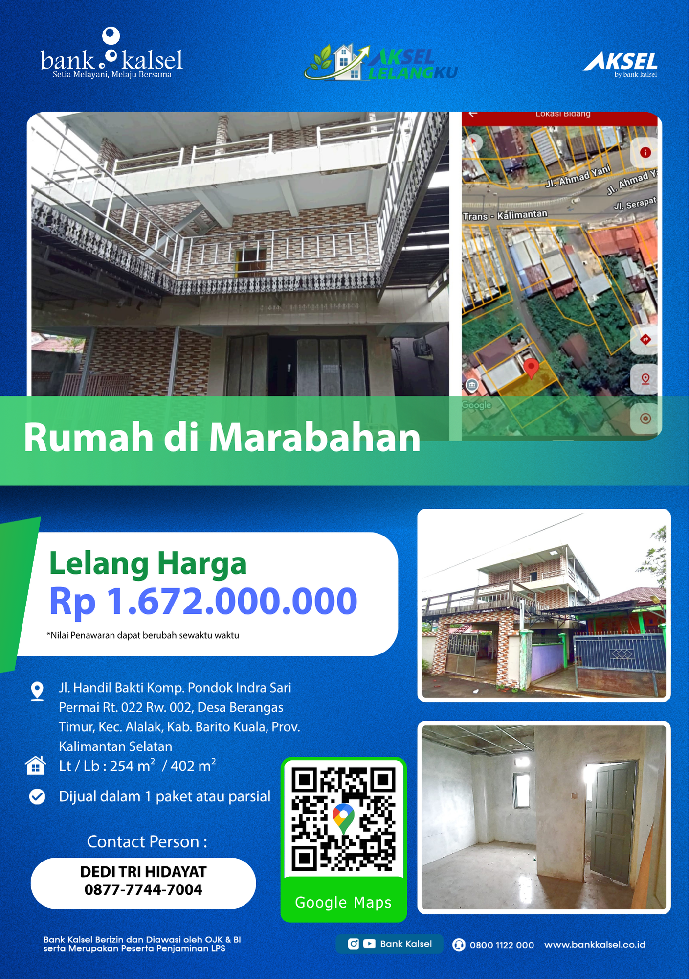 Tanah & Bangunan - Marabahan