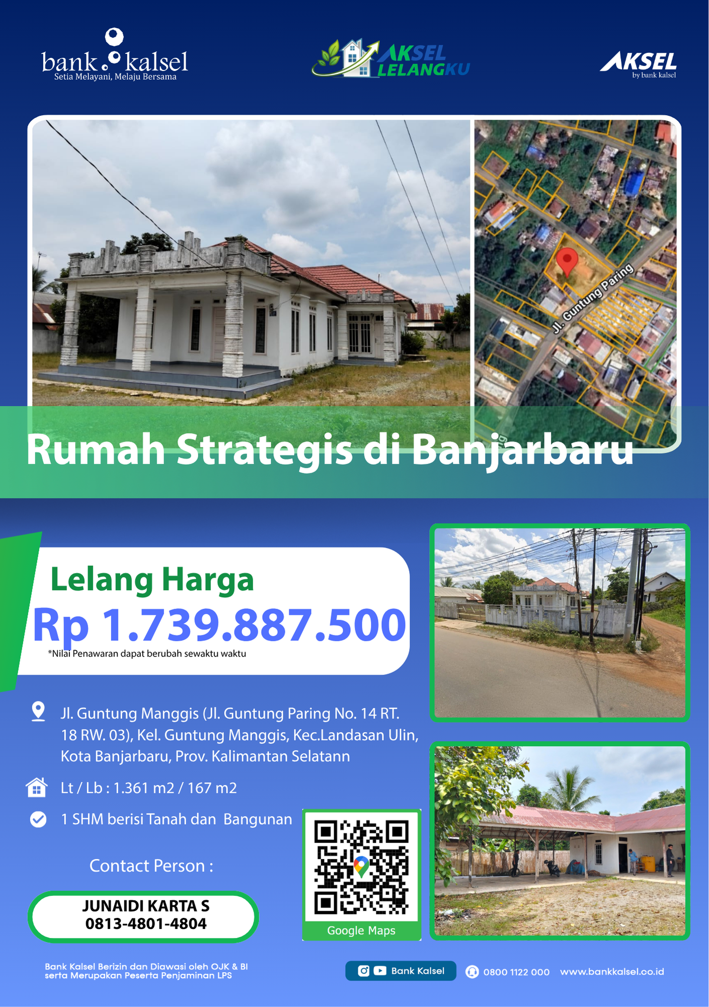 Tanah & Bangunan - Banjarbaru