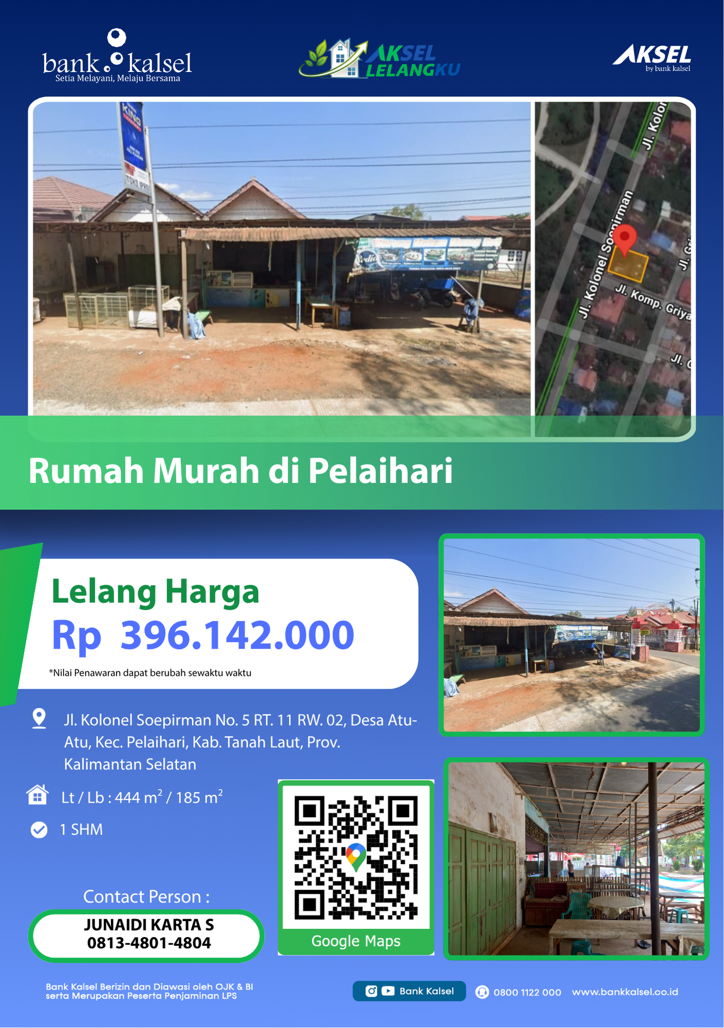 Tanah & Bangunan - Pelaihari
