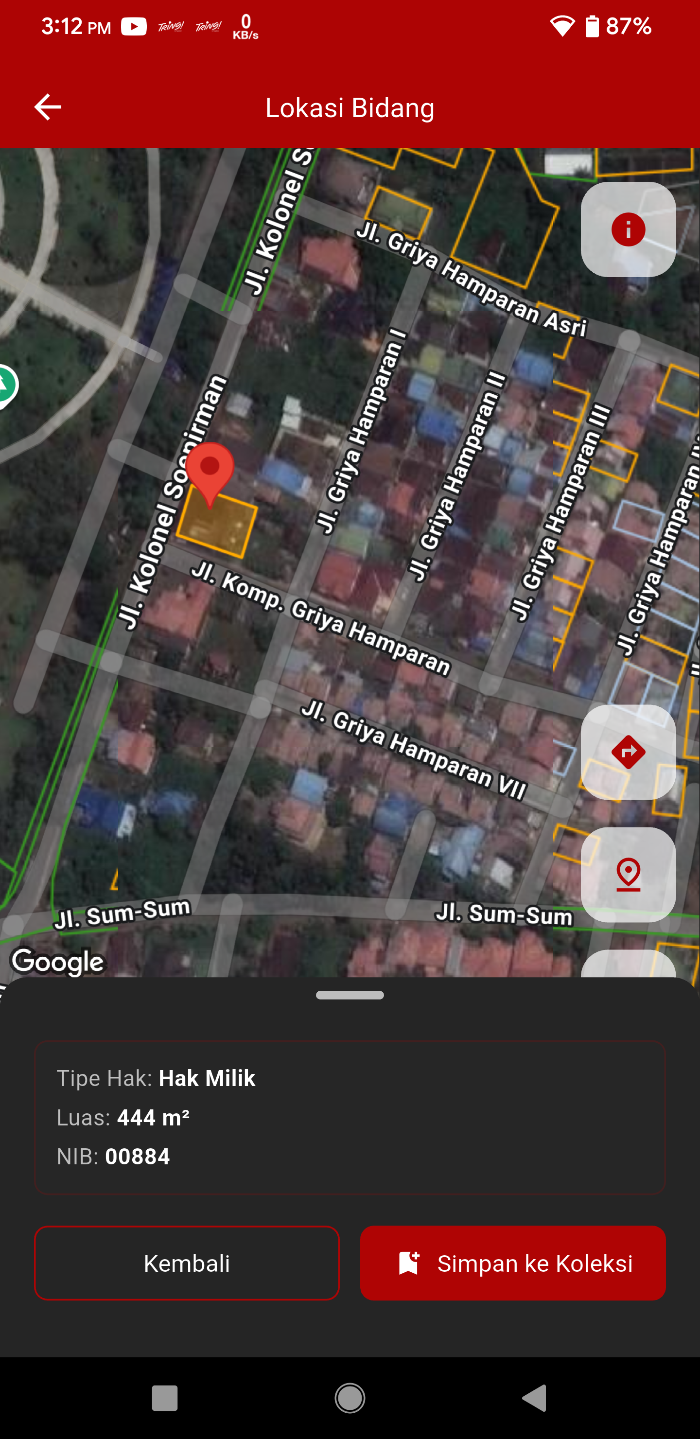 Galeri Tanah & Bangunan - Pelaihari