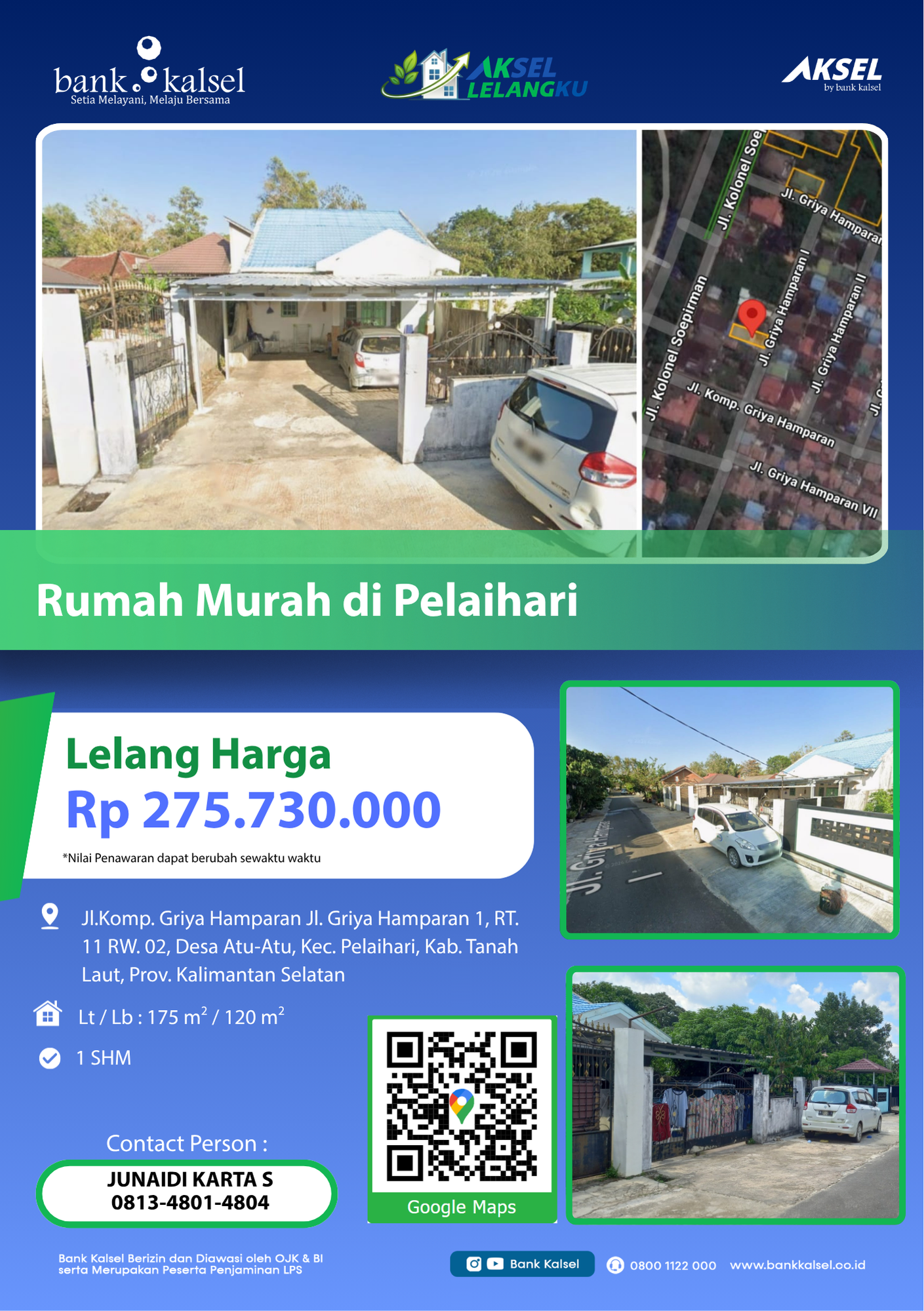 Tanah & Bangunan - Pelaihari