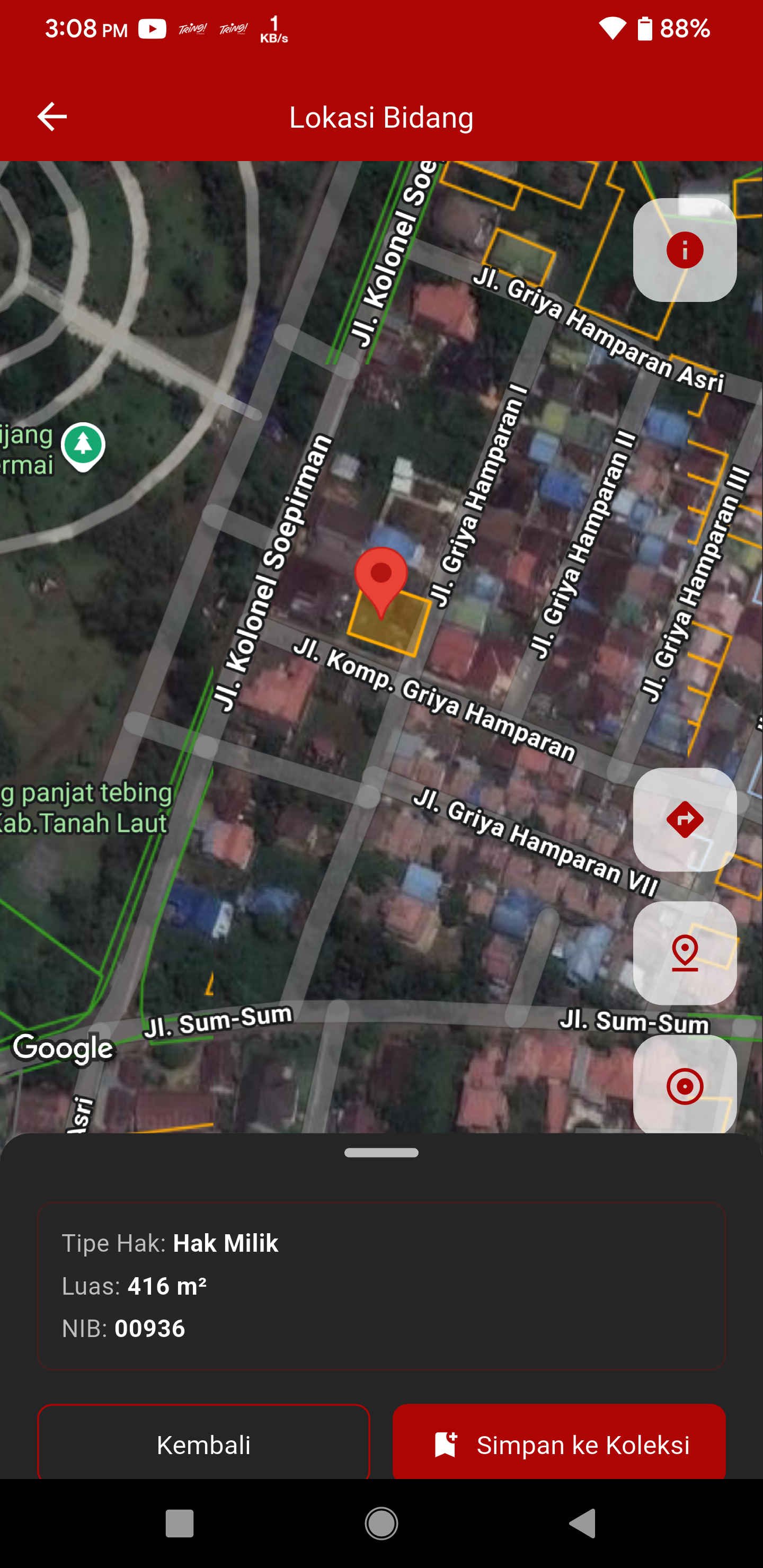 Galeri Tanah & Bangunan - Pelaihari